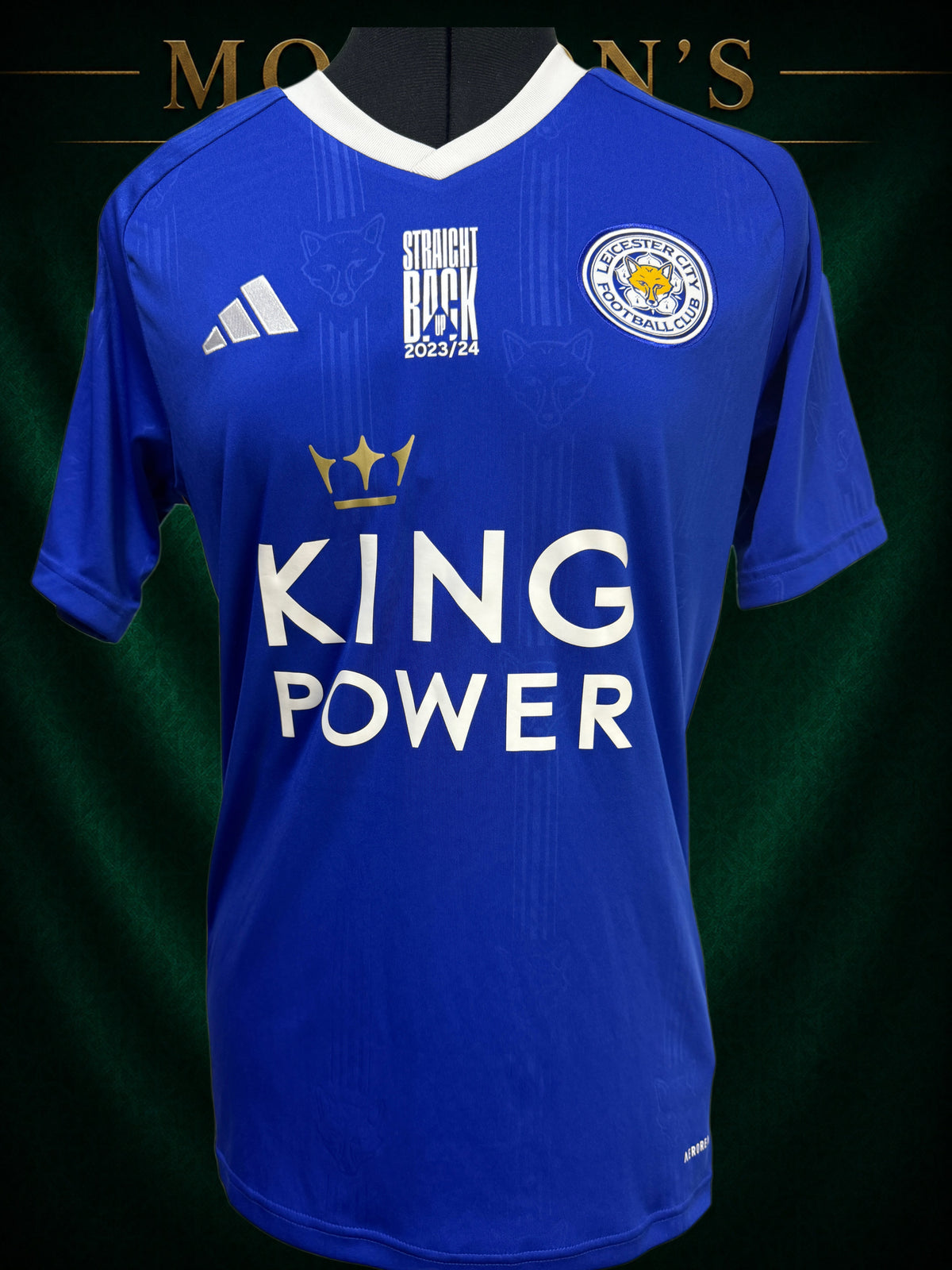 Leicester City 2023/24 adidas Home Shirt – King Power – XS