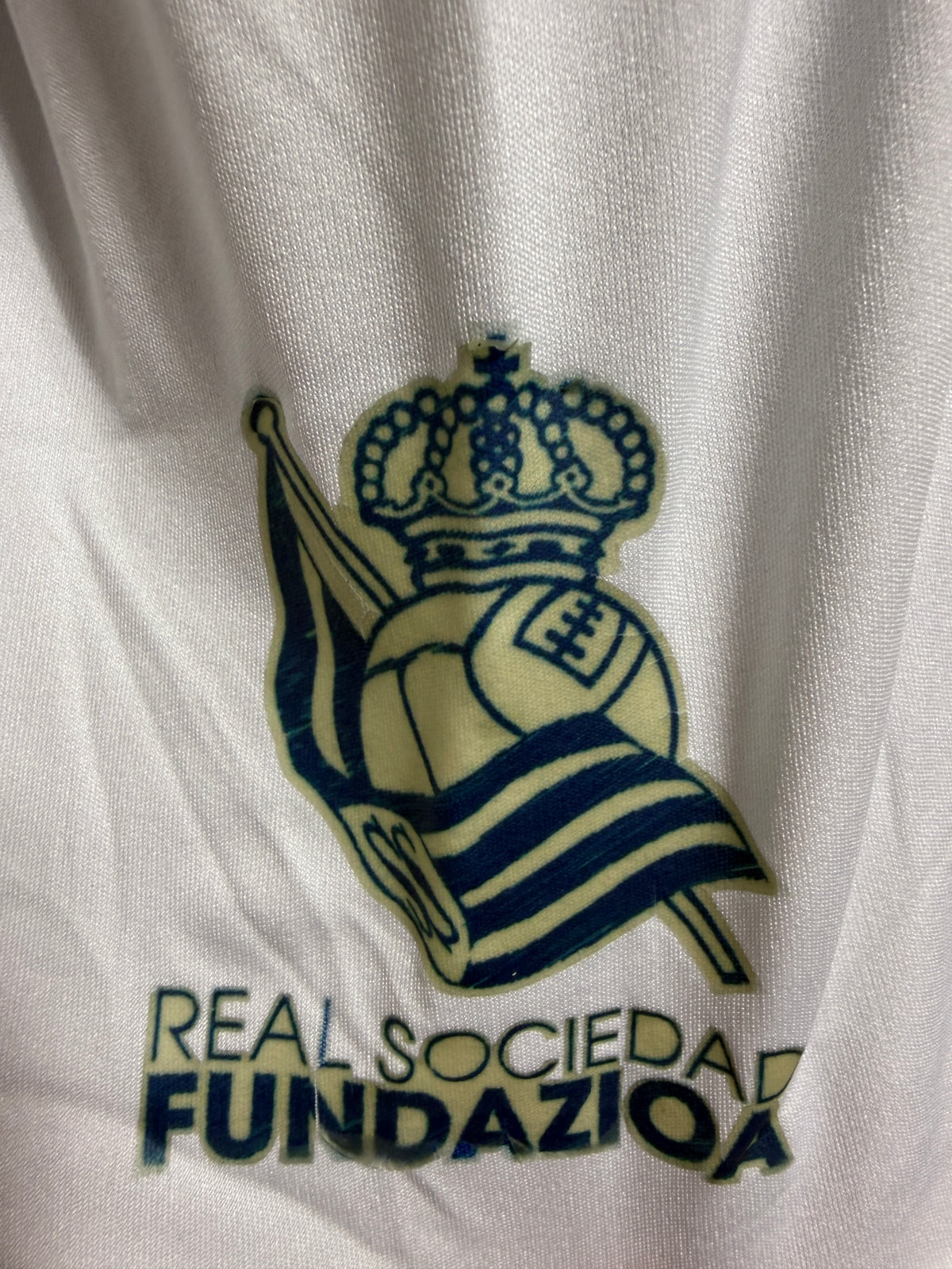 Real Sociedad 2015/16 Home Shirt Adidas #14 La Liga Football Jersey Size S