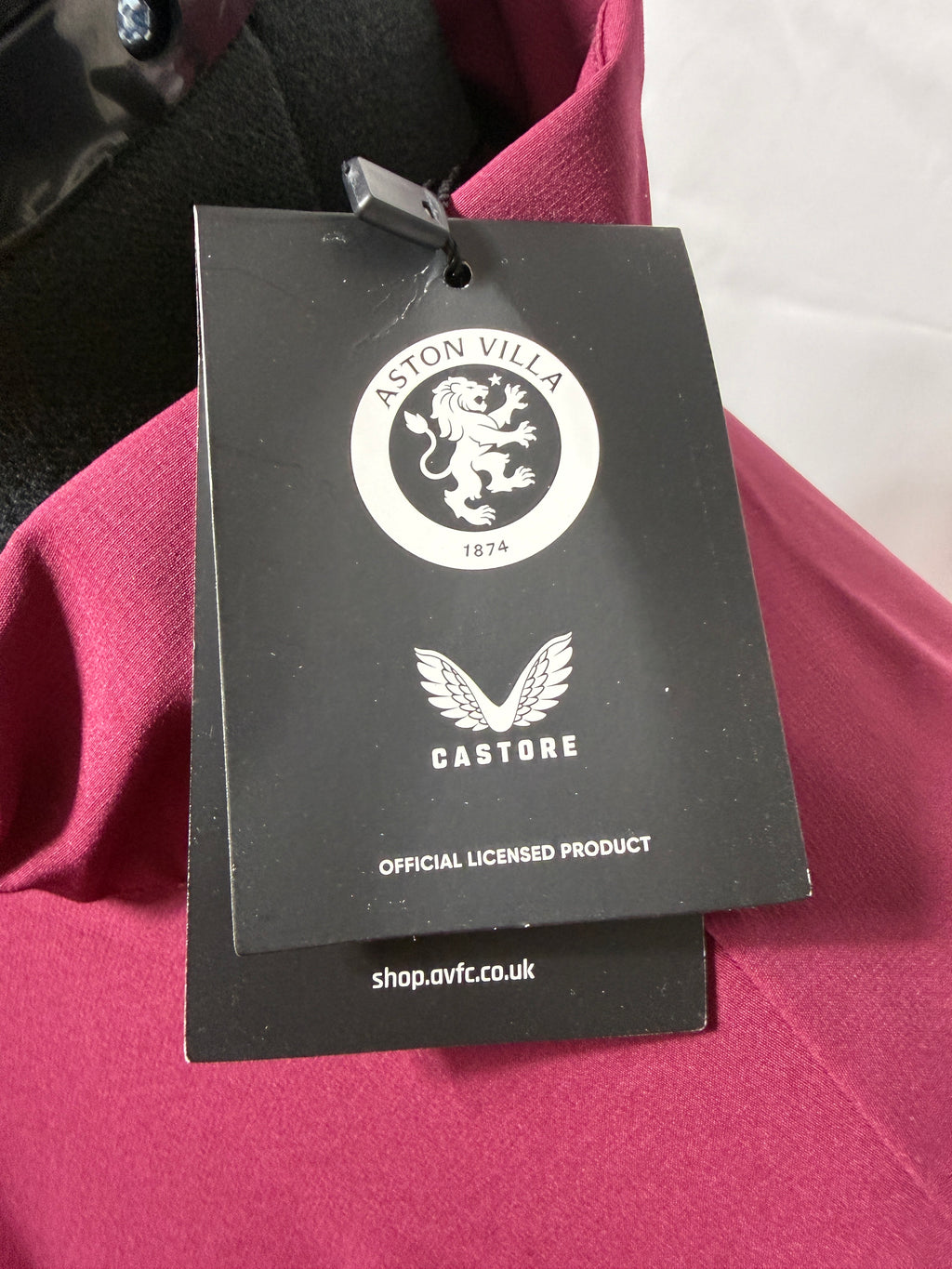 Aston Villa Castore Ladies Full-Zip Training Jacket – Burgundy – Size 18 – BNWT