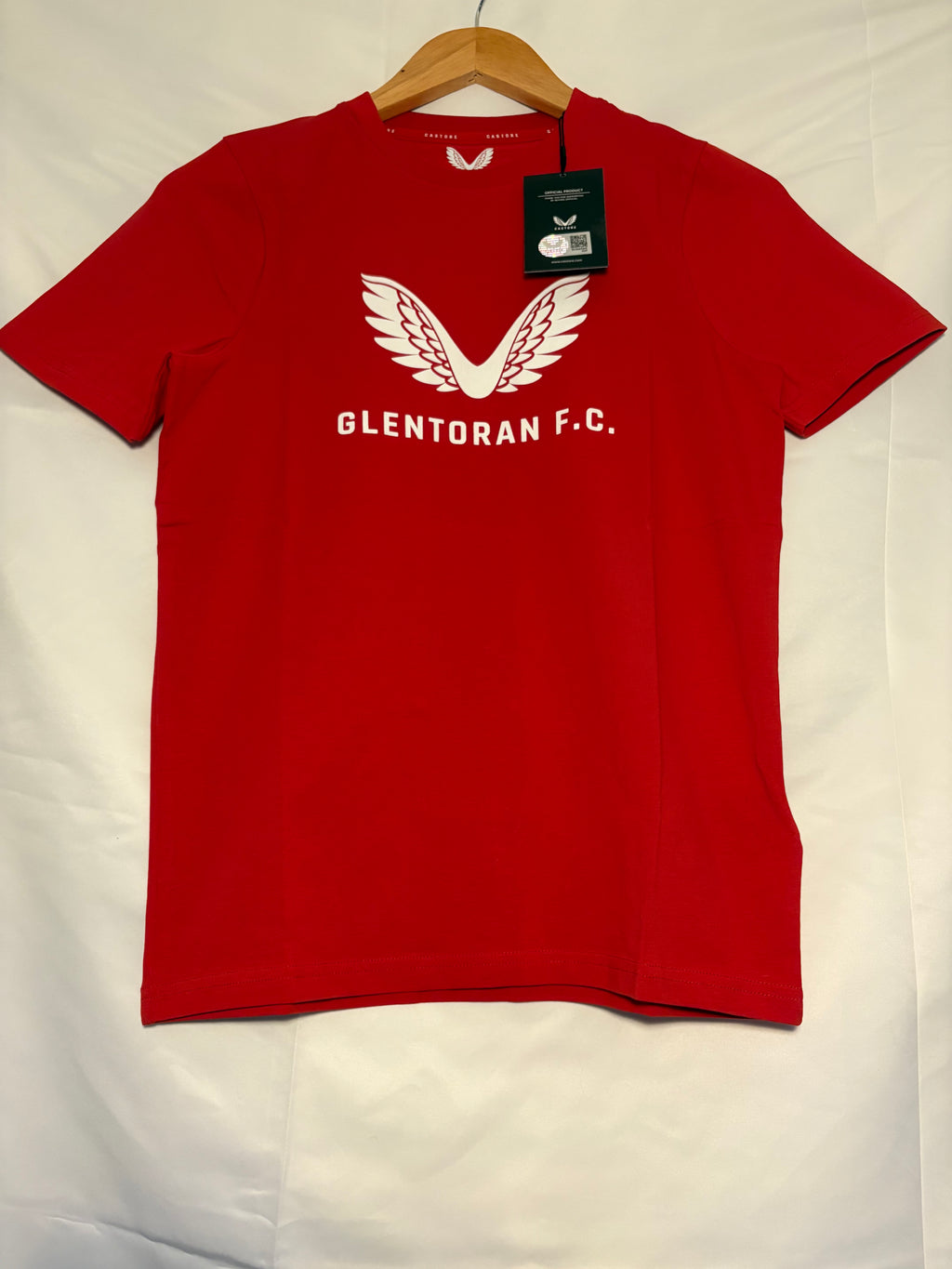 Red Glentoran F.C. T-shirt (L)