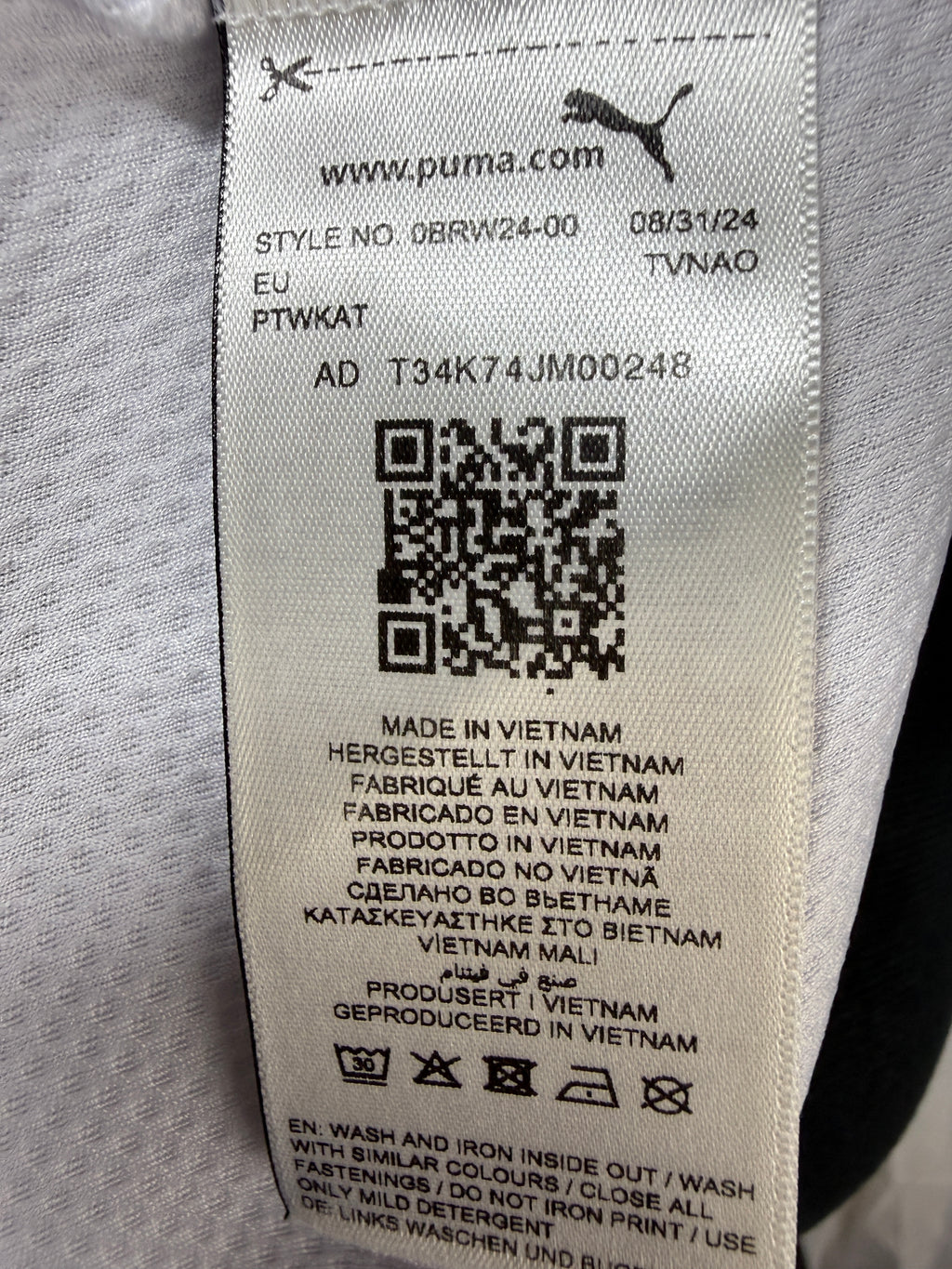 Puma 2024-25 Barrow AFC Home Shirt Submarine Pattern Kit 24/25 Size Large
