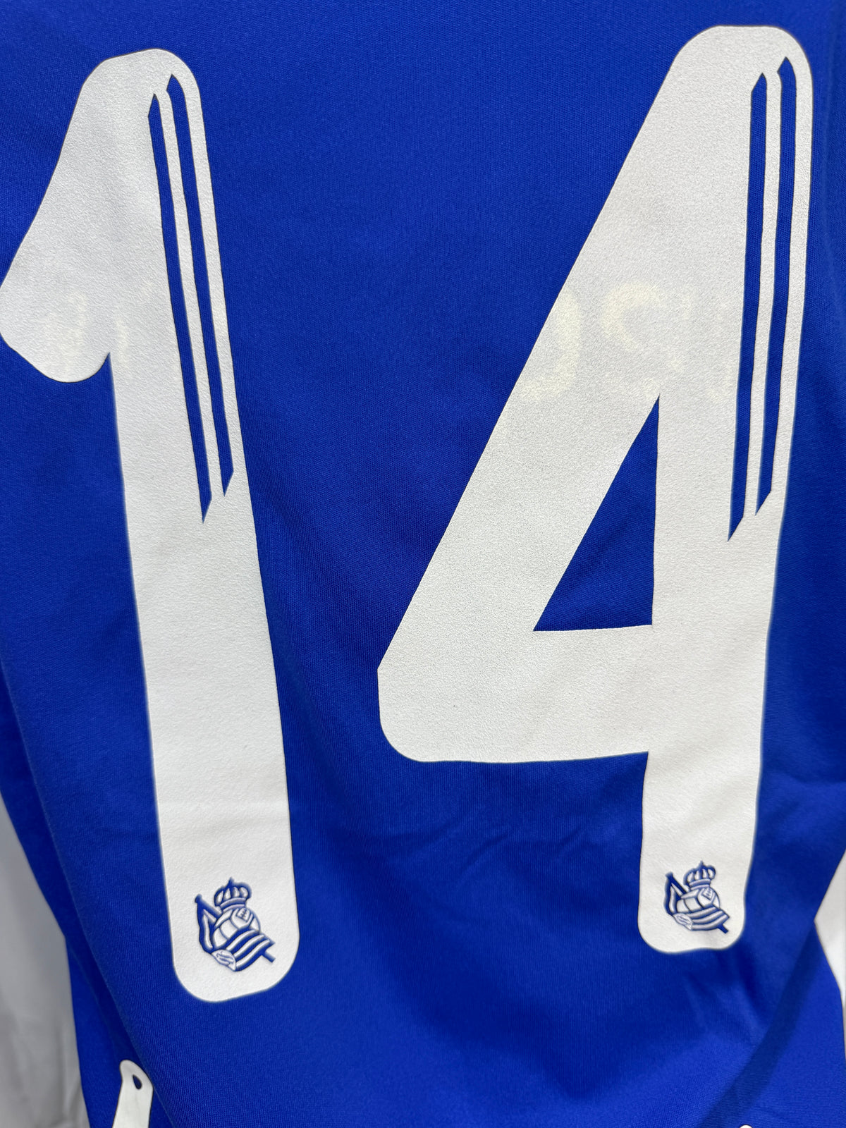 Real Sociedad 2015/16 Home Shirt Adidas #14 La Liga Football Jersey Size S