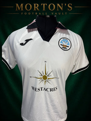 Swansea City FC Home Shirt 2022/23 Joma Westacres White Football Jersey – SMALL