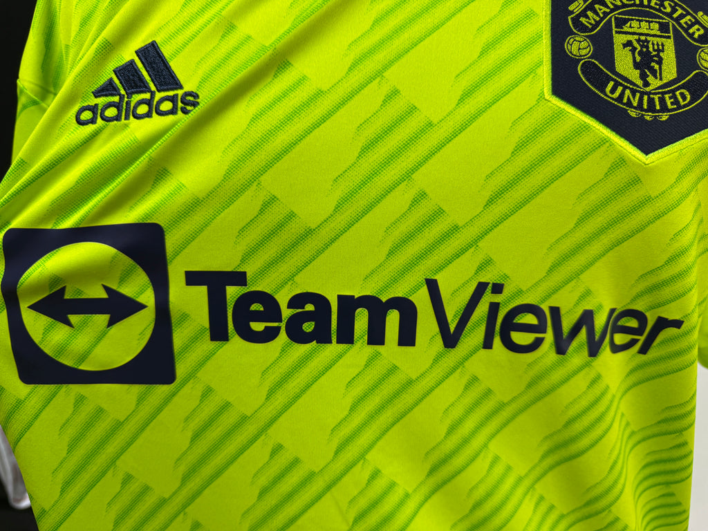 Manchester United 2022/23 Adidas Third Shirt – Neon Green – Size M