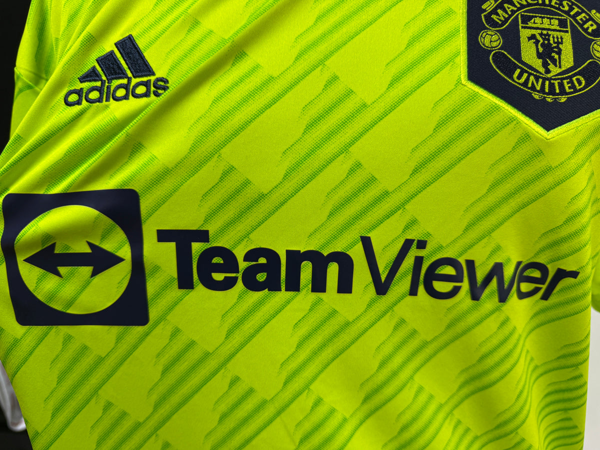 Manchester United 2022/23 Adidas Third Shirt – Neon Green – Size M