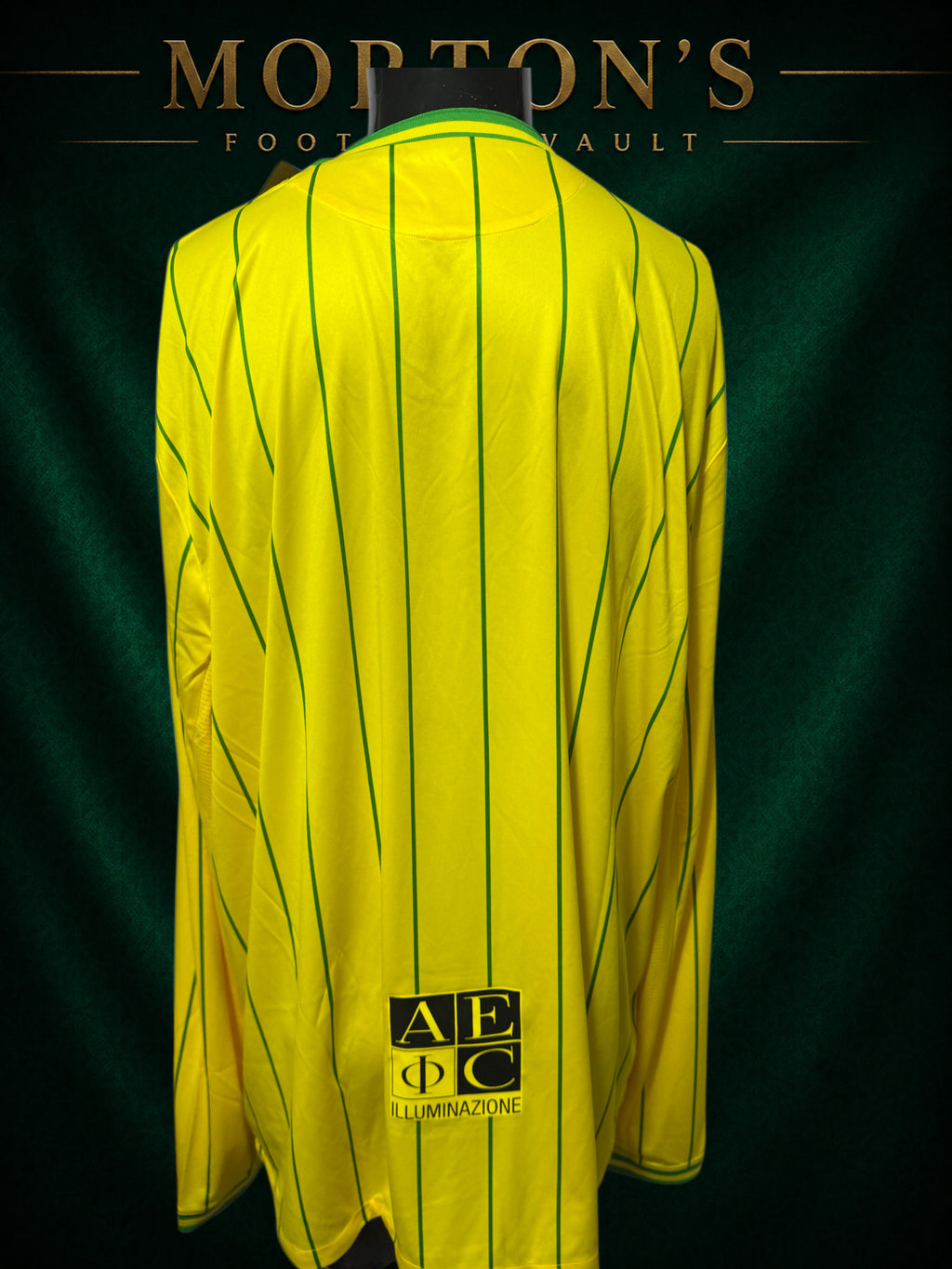 Norwich City 2022/23 Home Shirt – Joma – Long Sleeve – 4XL