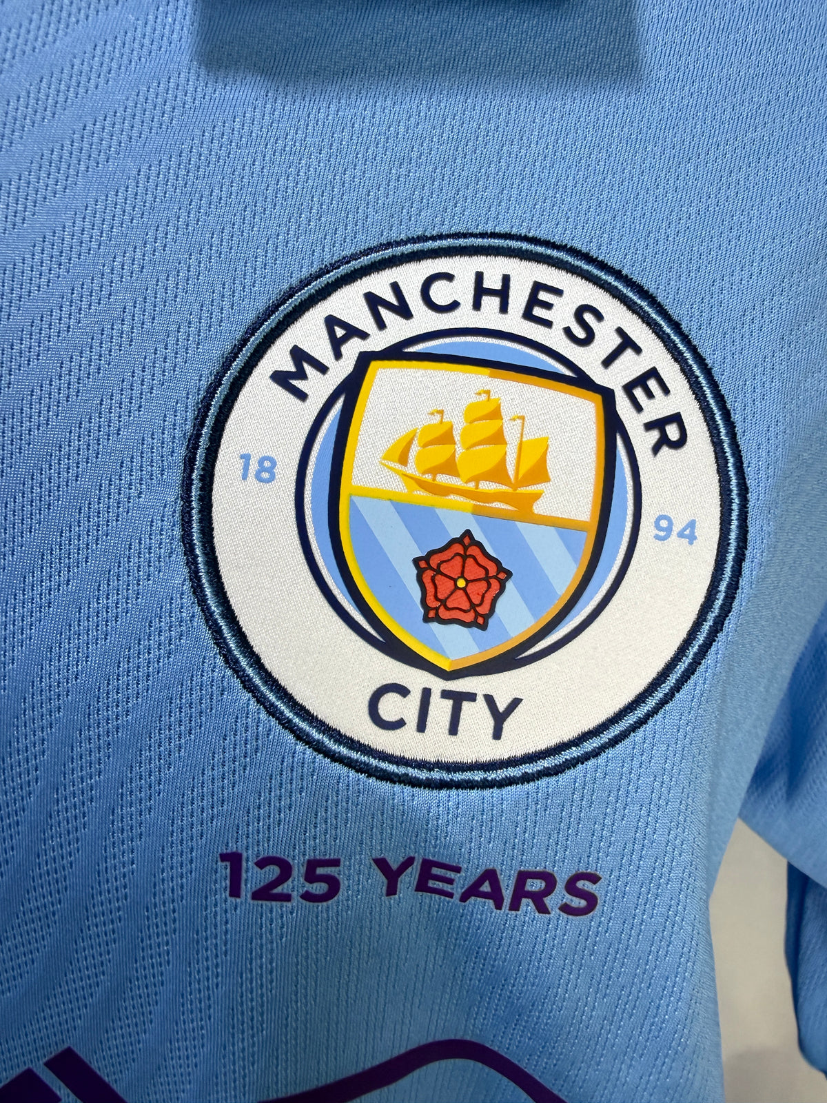 Manchester City 2019/20 Home Shirt Puma 125th Anniversary Size M BNWT