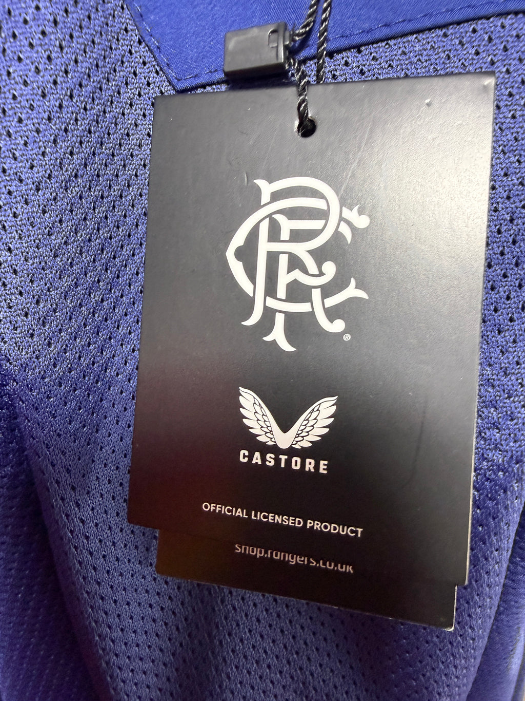 Rangers FC Castore Lightweight Training Jacket – Blue – Size 2XL – BNWT