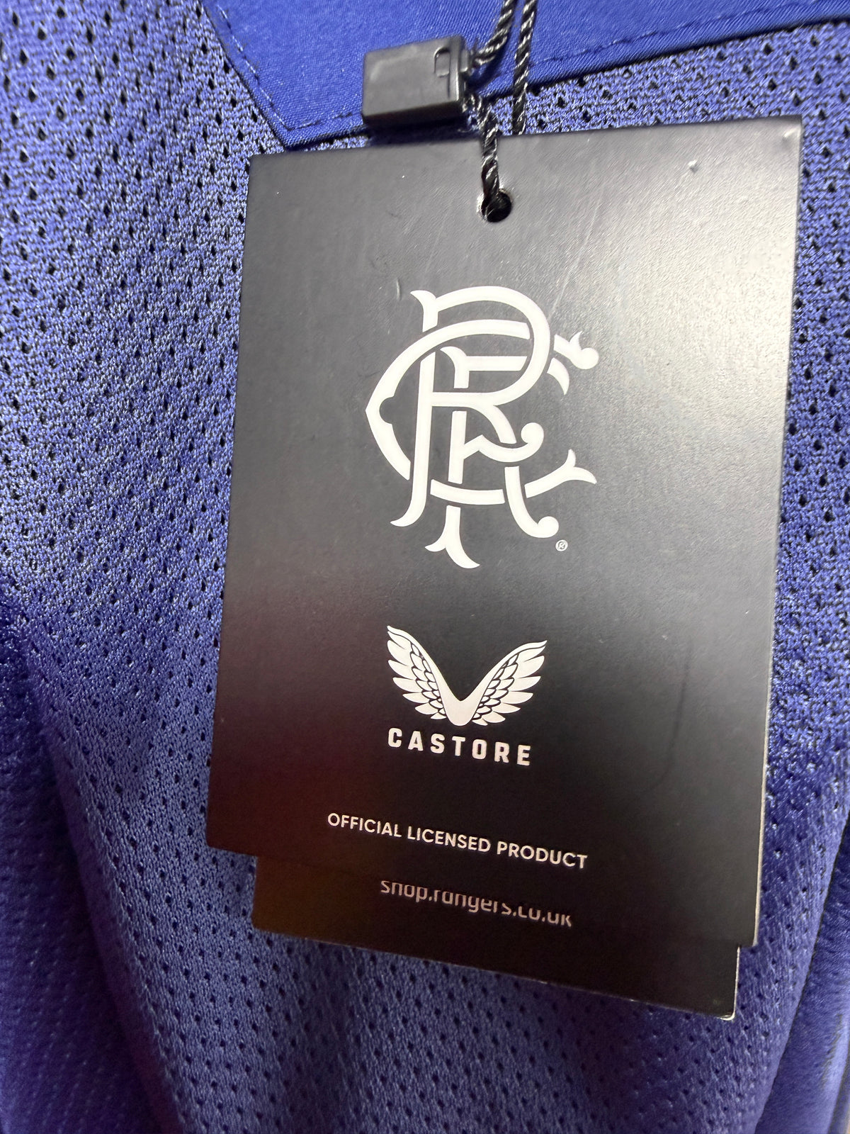 Rangers FC Castore Lightweight Training Jacket – Blue – Size 2XL – BNWT