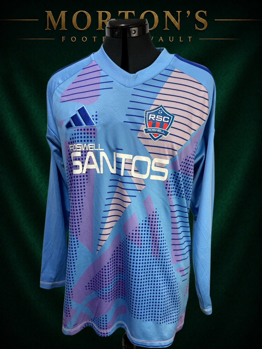 Roswell Santos SC Goalkeeper Jersey – #1 – Size Large