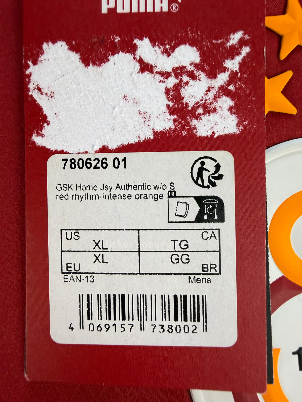 Galatasaray 2025/26 Authentic Home Shirt Puma Ultraweave – XL BNWT