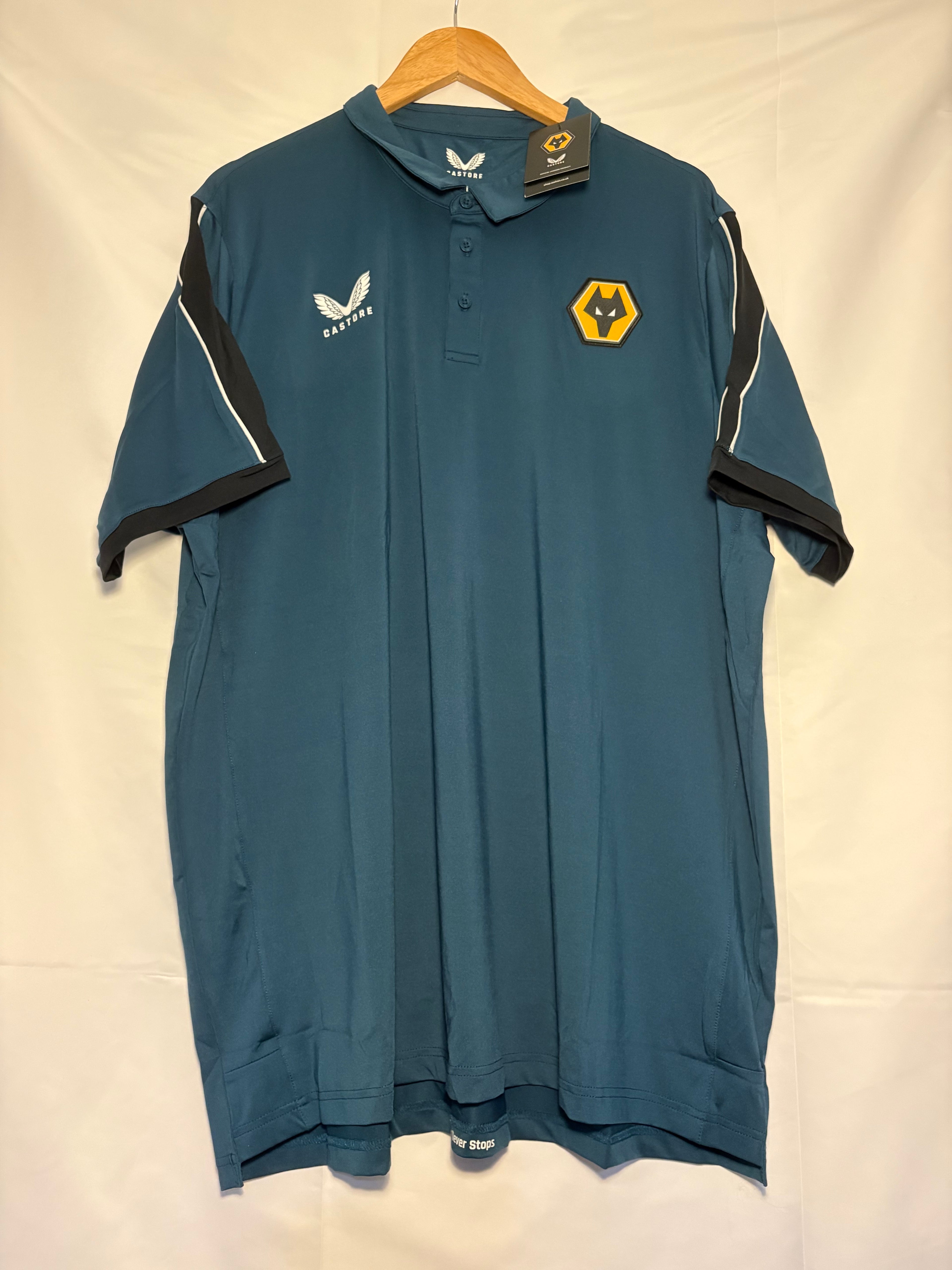 Wolverhampton Wanderers F.C. 2022-23 Travel Polo Shirt (3xl)
