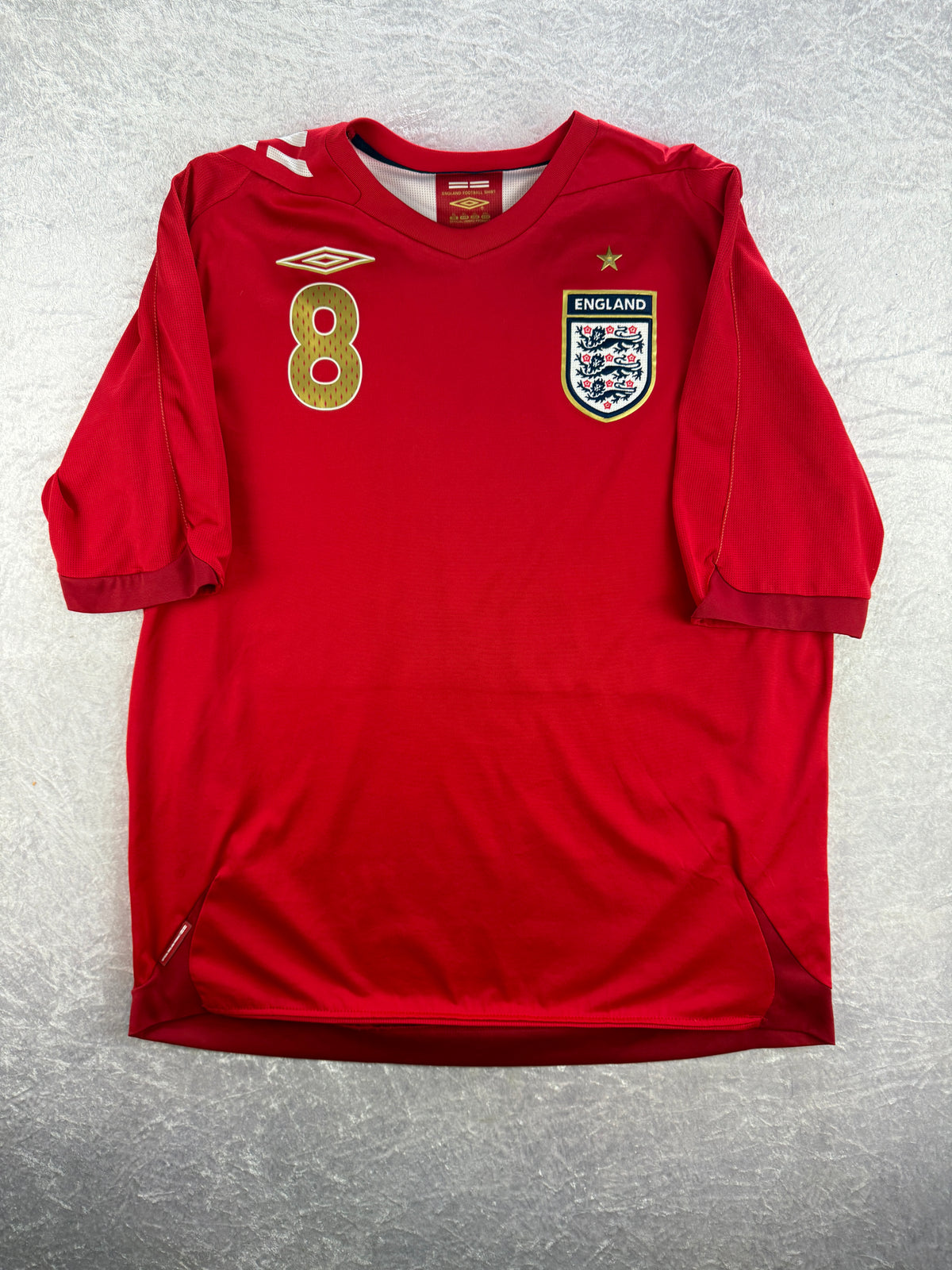 England 2008–10 Away Shirt Umbro Lampard #8 – XL
