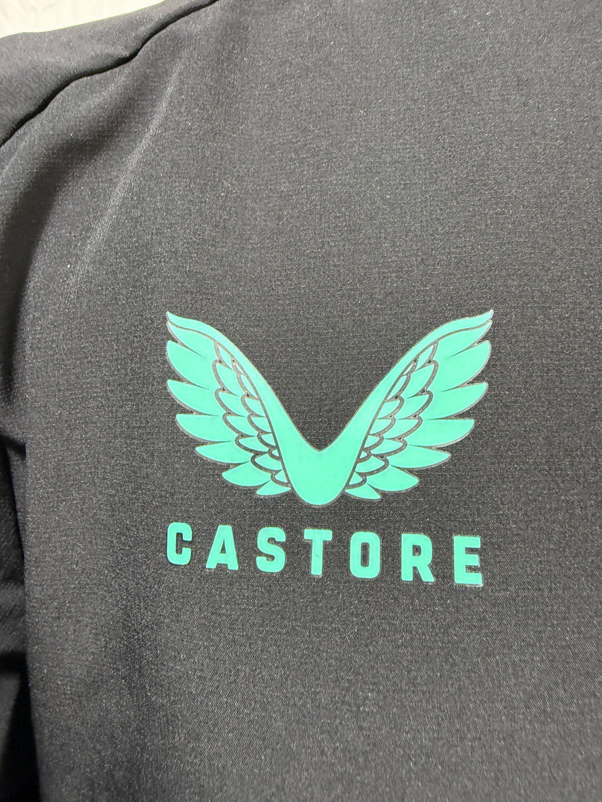 Newcastle United Castore Waterproof Jacket – Black/Green – Small – BNWT