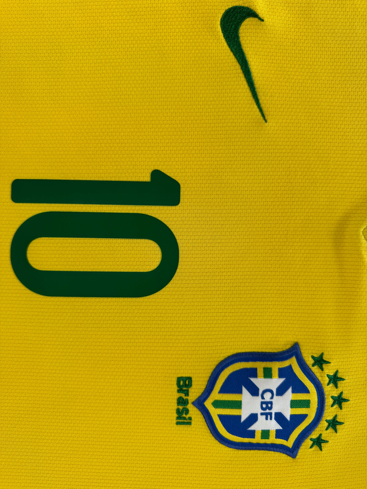 Brazil 2006–08 Home Shirt Nike Ronaldinho #10 – Large