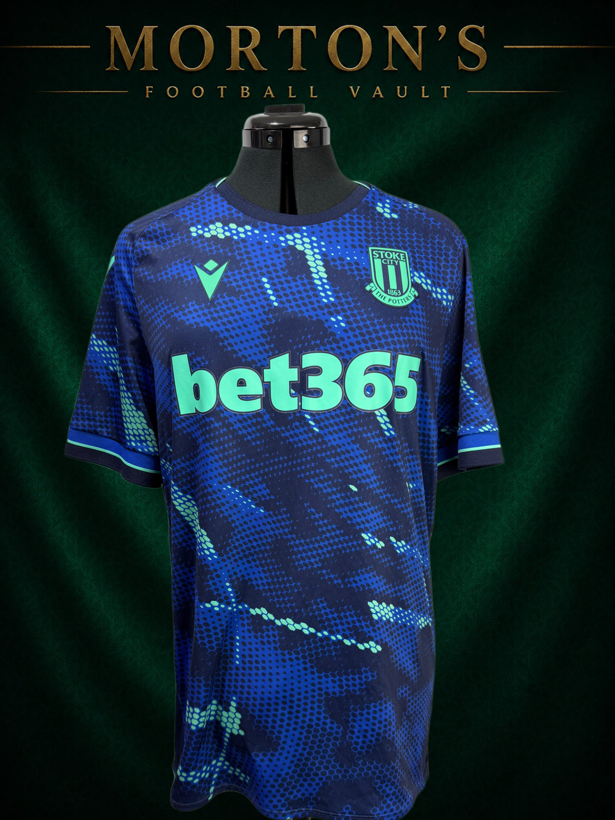 Stoke City 2023/24 Macron Away Shirt – Size Large