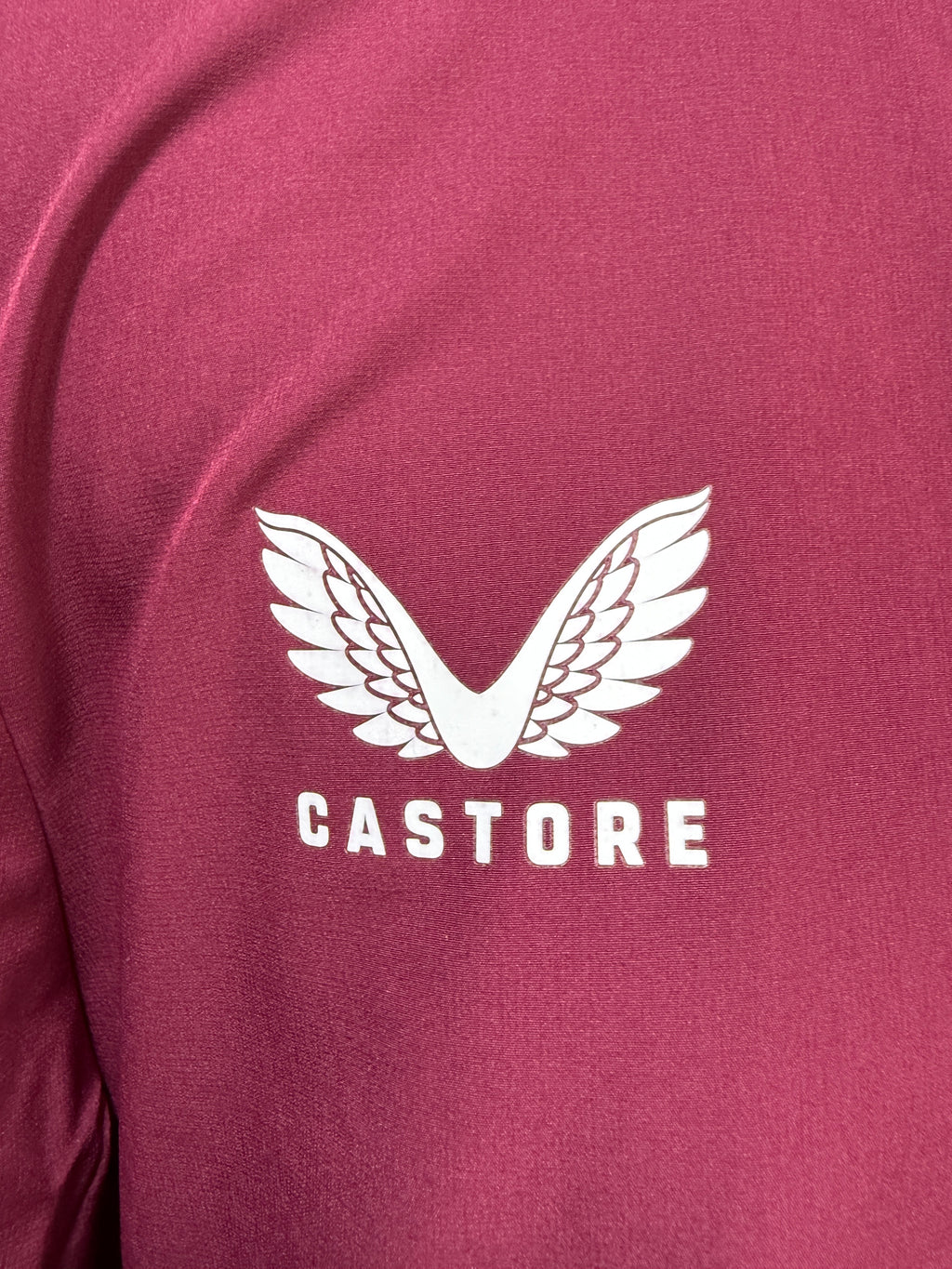 Aston Villa Castore Ladies Full-Zip Training Jacket – Burgundy – Size 18 – BNWT