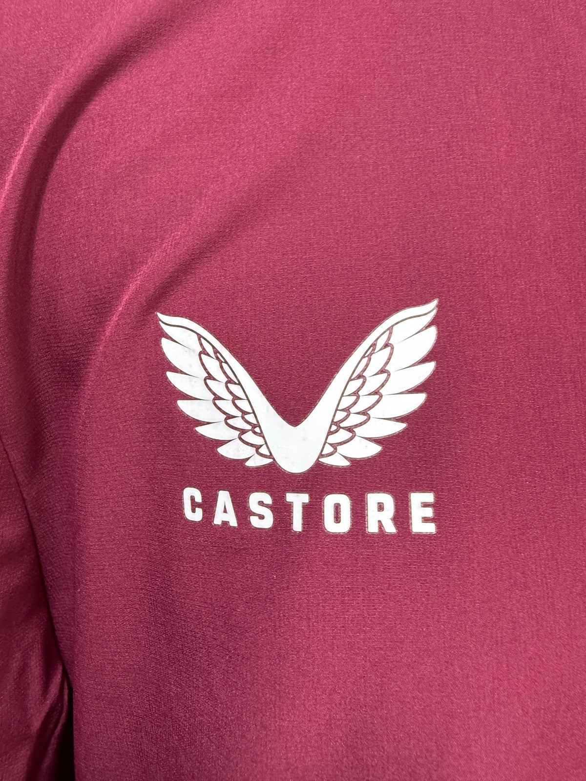 Aston Villa Castore Ladies Full-Zip Training Jacket – Burgundy – Size 18 – BNWT