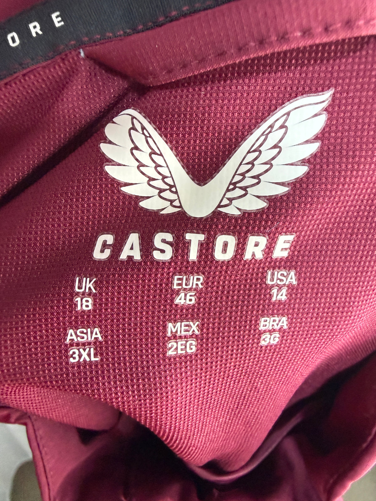 Aston Villa Castore Ladies Full-Zip Training Jacket – Burgundy – Size 18 – BNWT