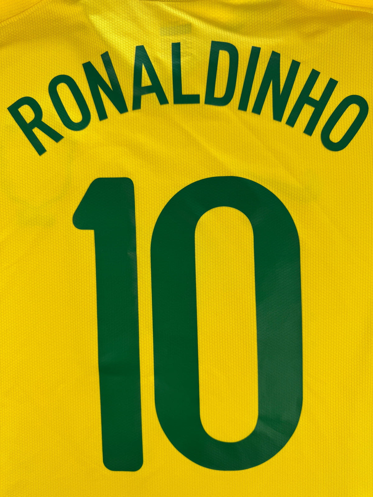 Brazil 2006–08 Home Shirt Nike Ronaldinho #10 – Large