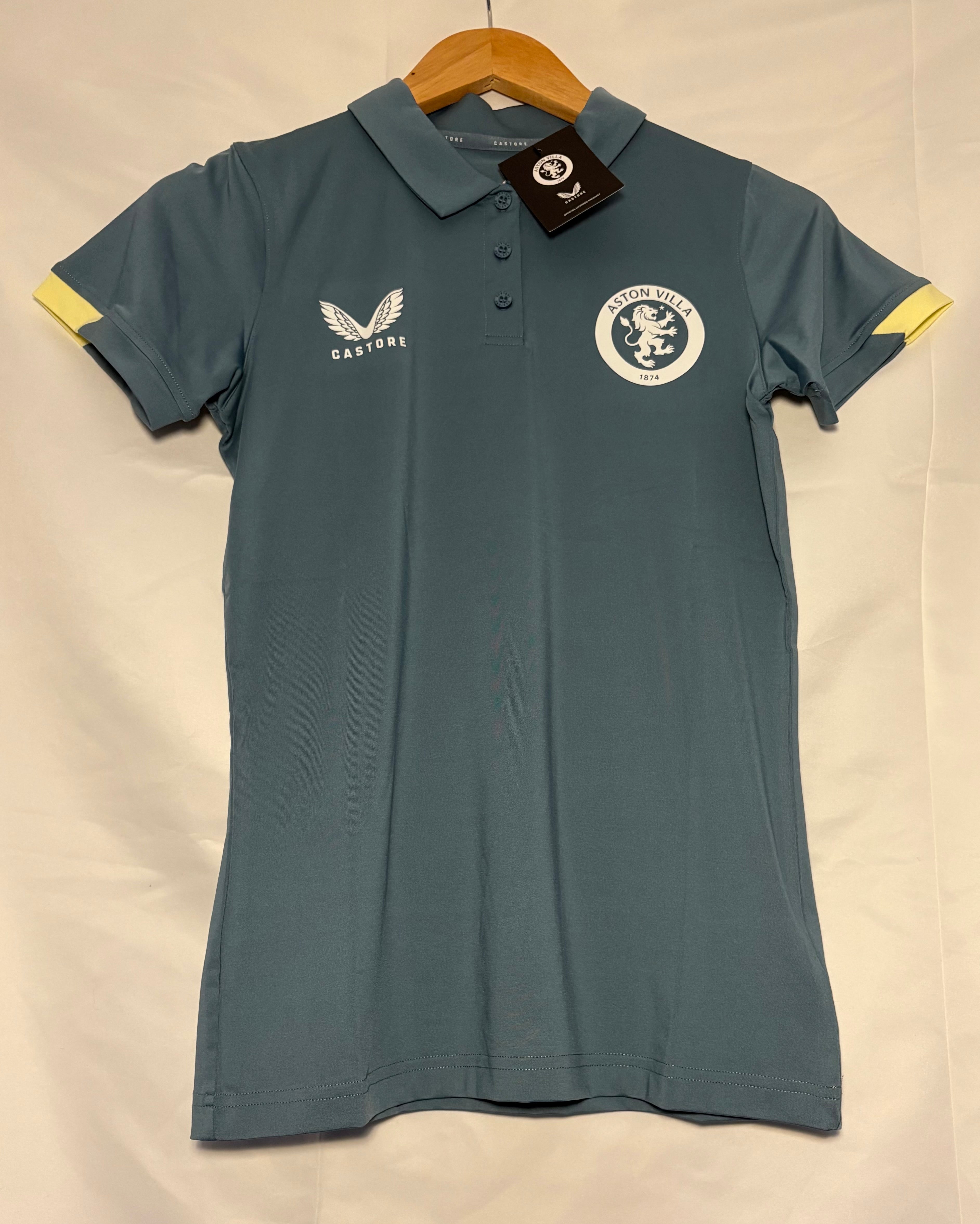 2023-24 Aston Villa Players Travel Polo (Size 8)