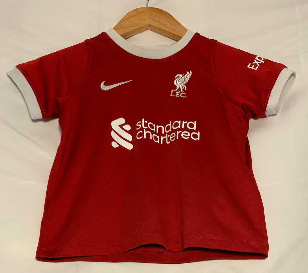 Nike Liverpool FC home kit from 2023-2024 season