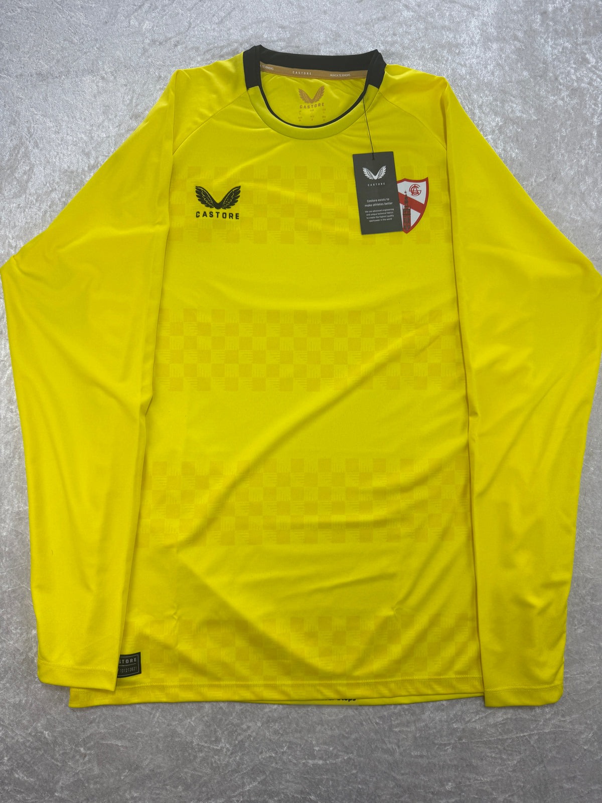 Sevilla Atlético Castore Goalkeeper Shirt – Blazing Yellow – Large – BNWT