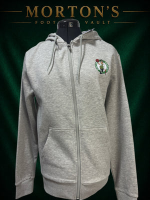 Boston Celtics NBA Grey Full Zip Hoodie – Size Small – BNWT