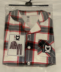 Official MK Dons FC Kids Plaid Pyjamas Set – Size 12-13 Years (158cm) – Brand New