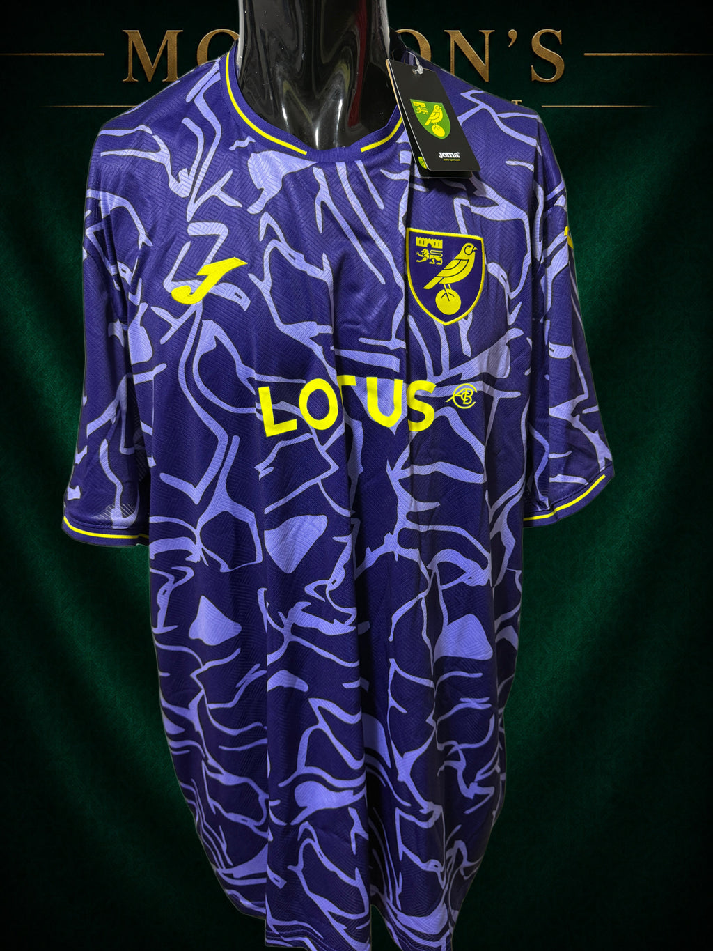 Norwich City 2023/24 “Cabbage Shirt” Third Shirt – Joma – 5XL