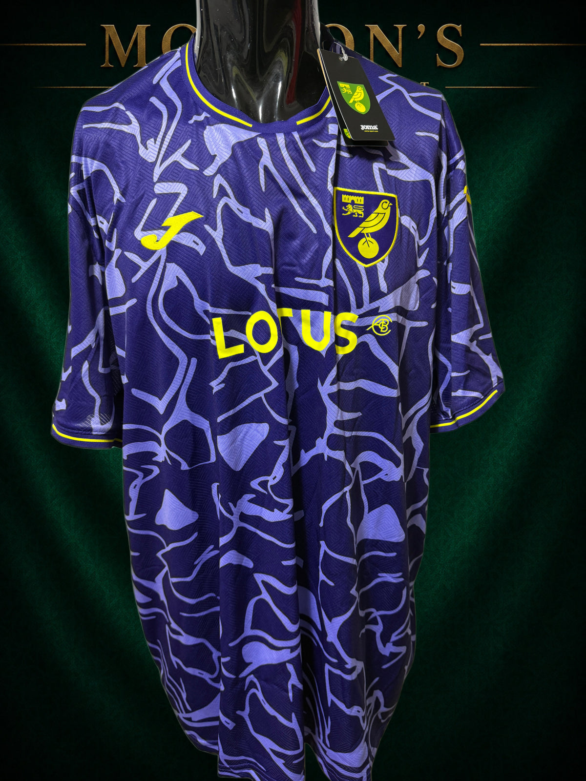 Norwich City 2023/24 “Cabbage Shirt” Third Shirt – Joma – 5XL
