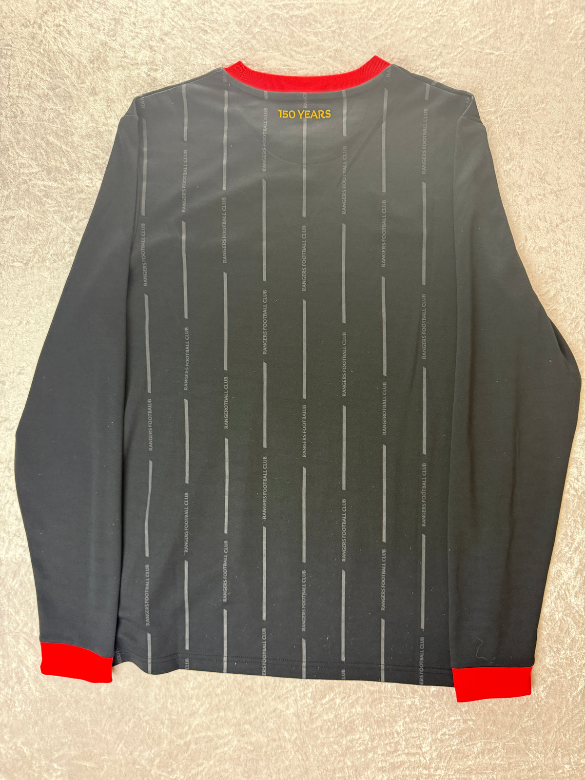 Rangers FC 125th Anniversary Black Long Sleeve Shirt Castore Size S BNWT