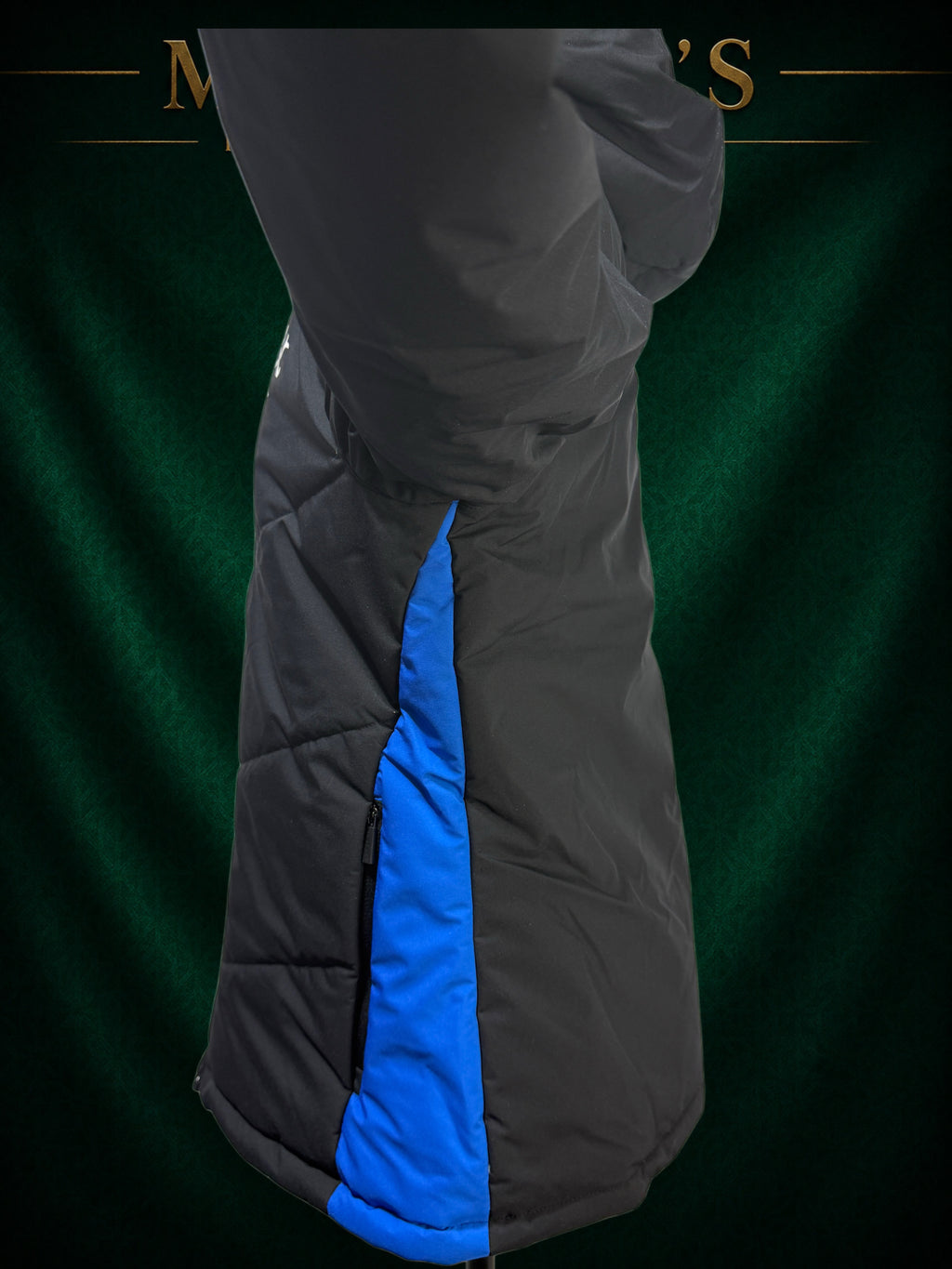 Rangers FC Castore Women’s Matchday Bench Jacket – Black/Blue – Size 10 – BNWT