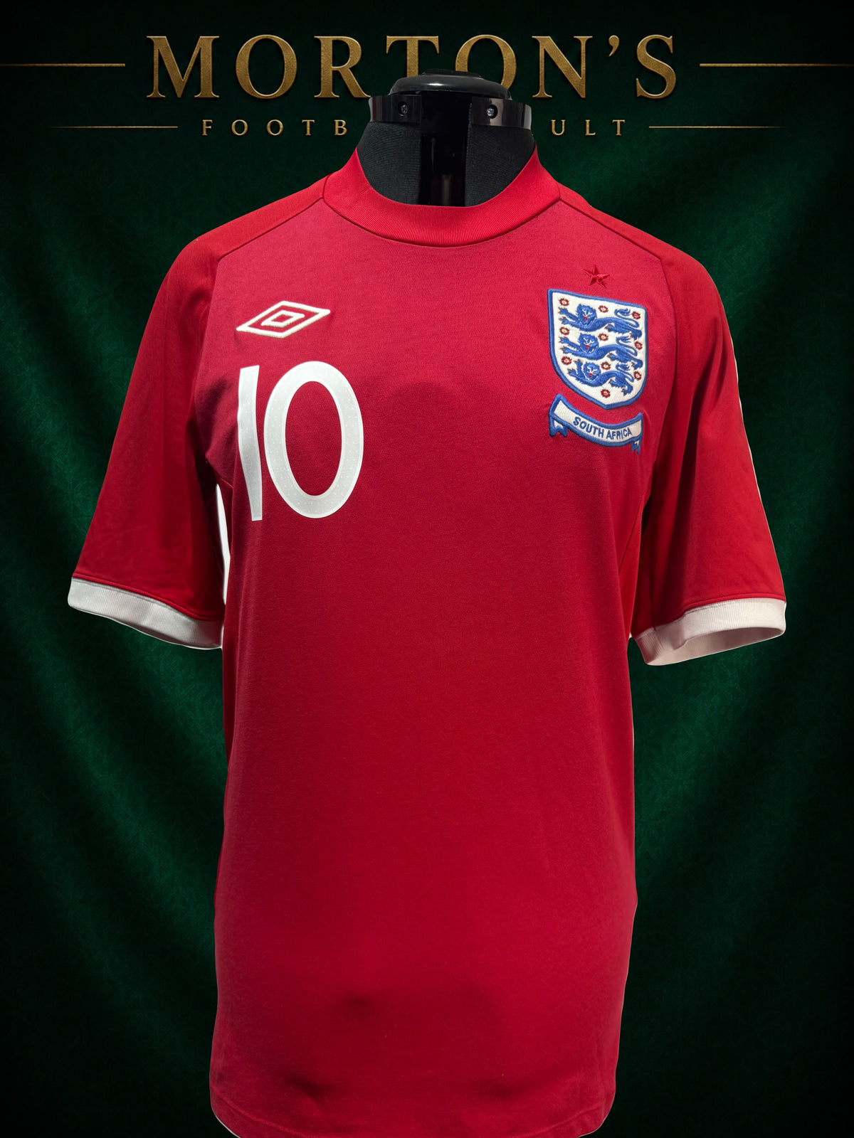 England 2010/11 Away Shirt – Rooney #10