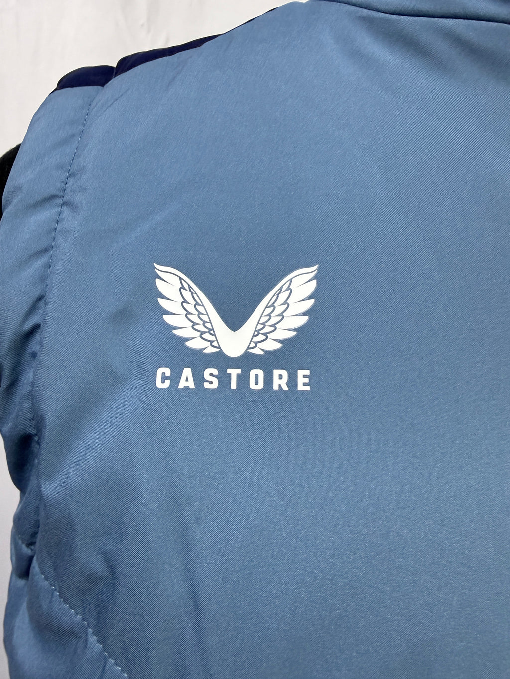 Newcastle United Castore Padded Gilet – Light Blue – Junior Large (JL) – BNWT