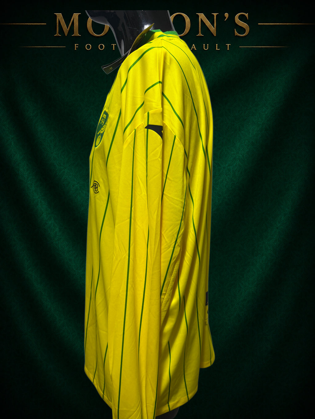 Norwich City 2022/23 Home Shirt – Joma – Long Sleeve – 4XL