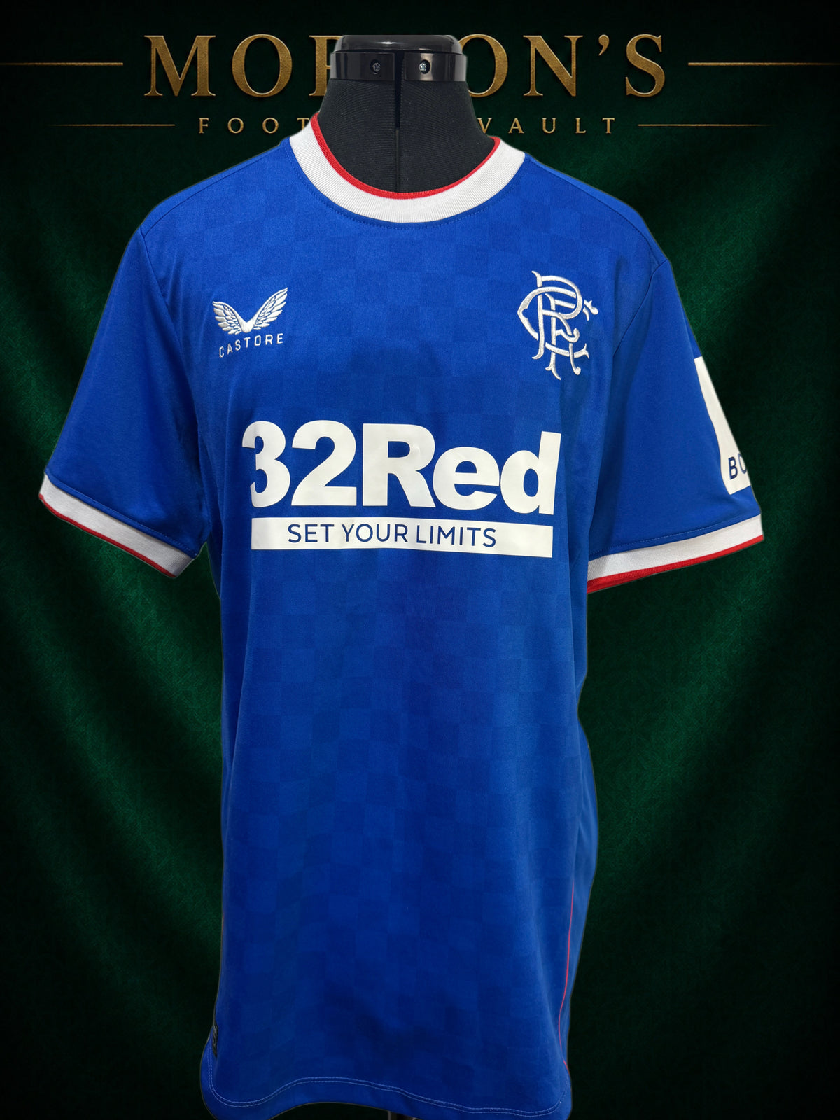 Rangers 2022/23 Castore Home Shirt – 32Red – Size Medium