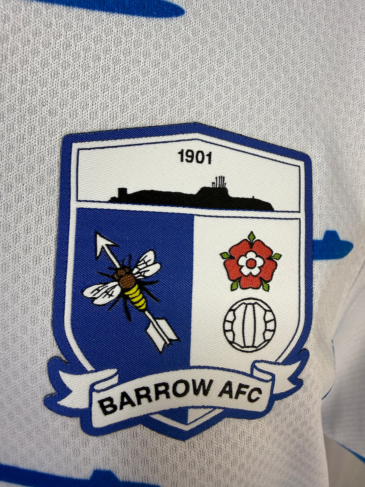 Puma 2024-25 Barrow AFC Home Shirt Submarine Pattern Kit 24/25 Size Large
