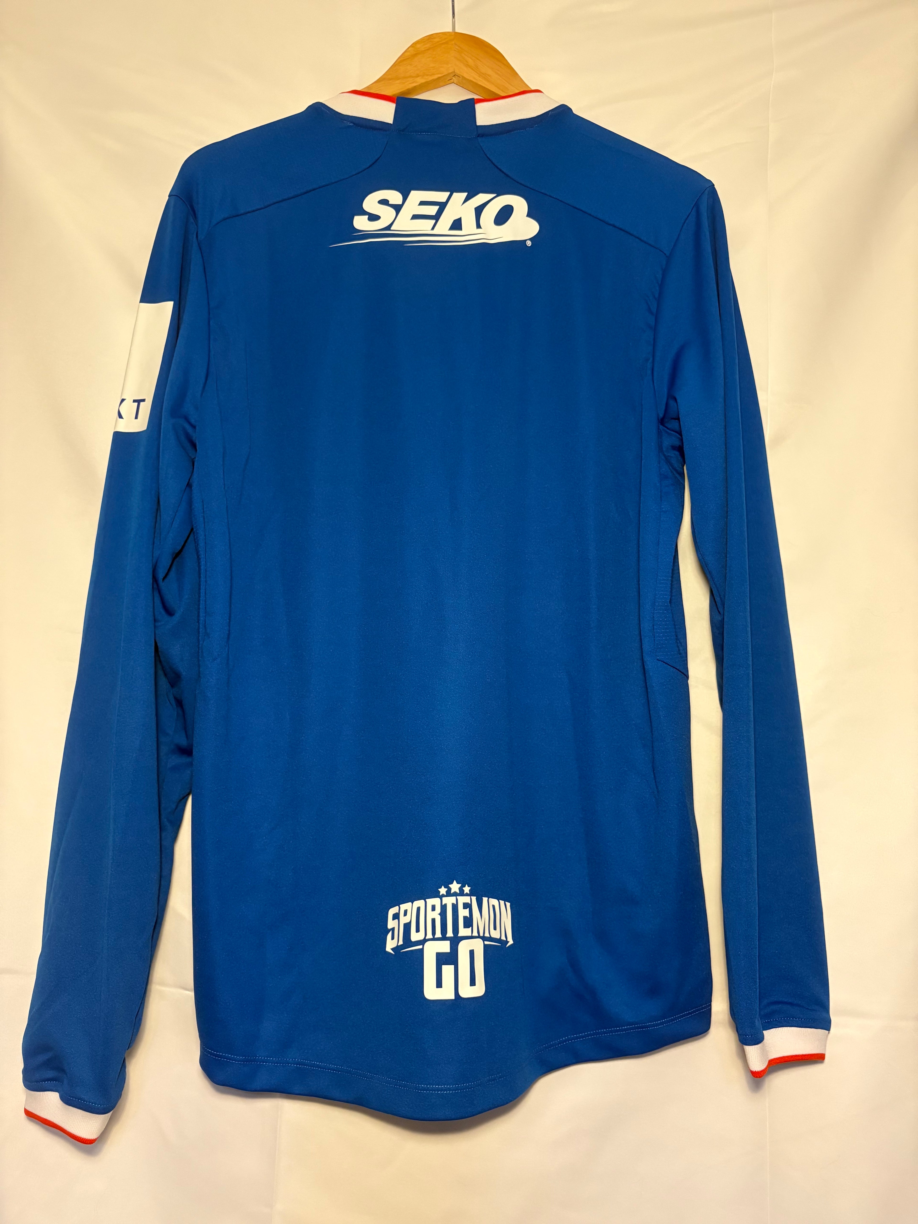 2022-23 Glasgow Rangers FC Long-Sleeve Home Shirt (L)