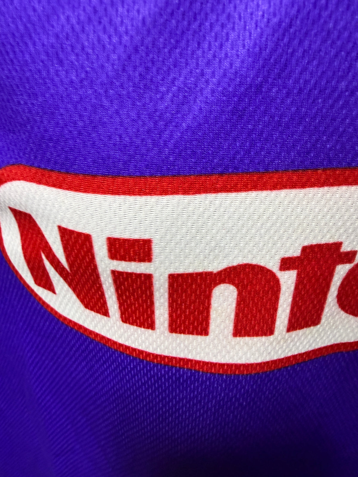 1998/99 Fiorentina Fila Nintendo Home Shirt – Original Team Garment – Large