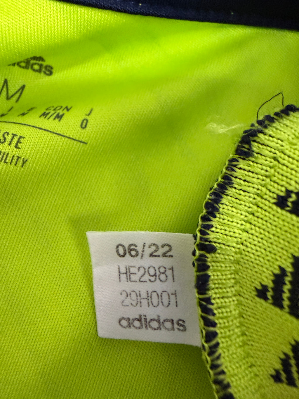 Manchester United 2022/23 Adidas Third Shirt – Neon Green – Size M