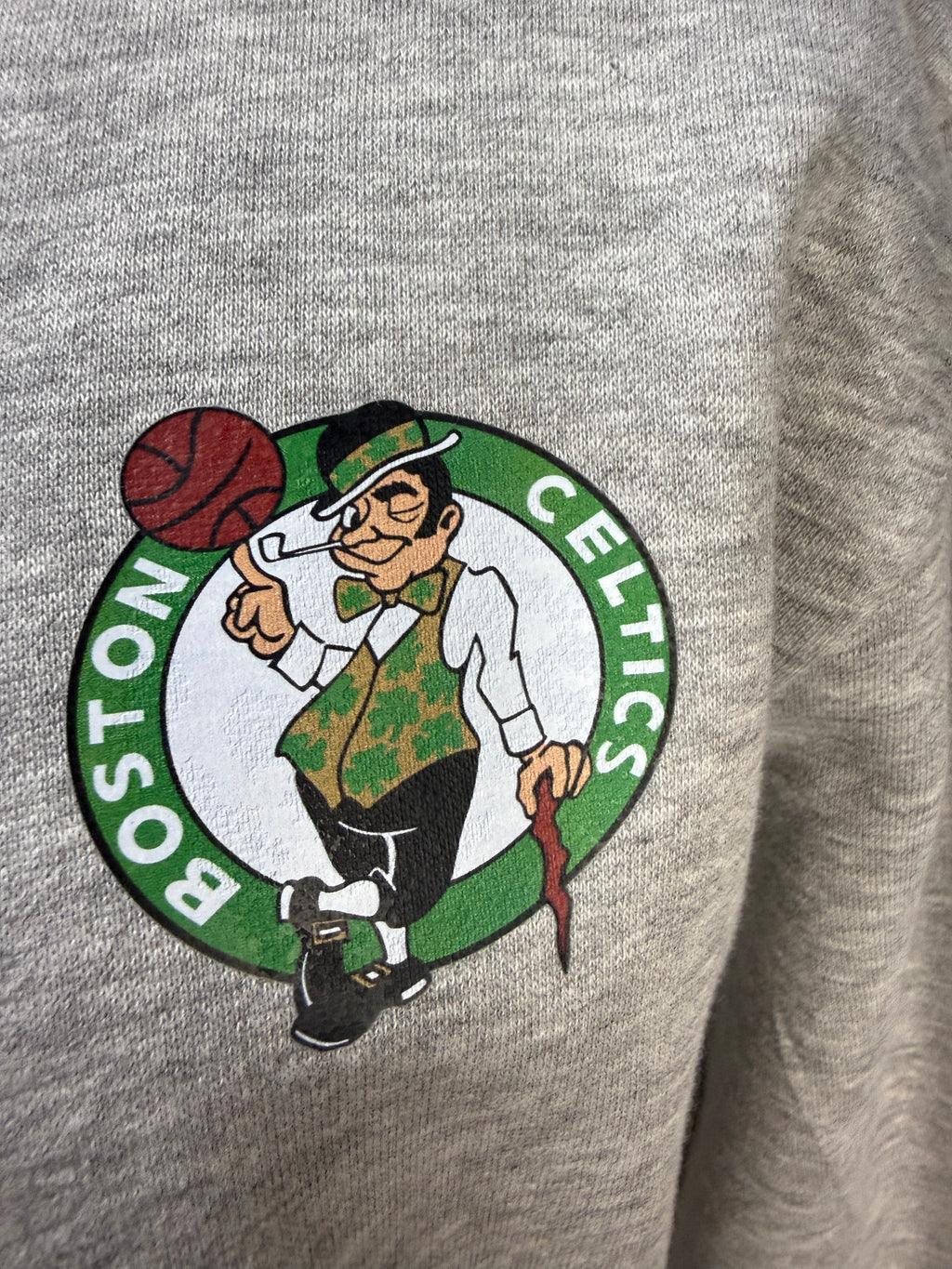 Boston Celtics NBA Grey Full Zip Hoodie – Size Small – BNWT