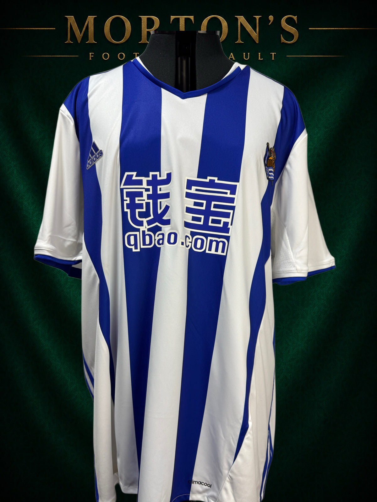 Real Sociedad 2016/17 Home Shirt – adidas – XXL – Excellent Condition