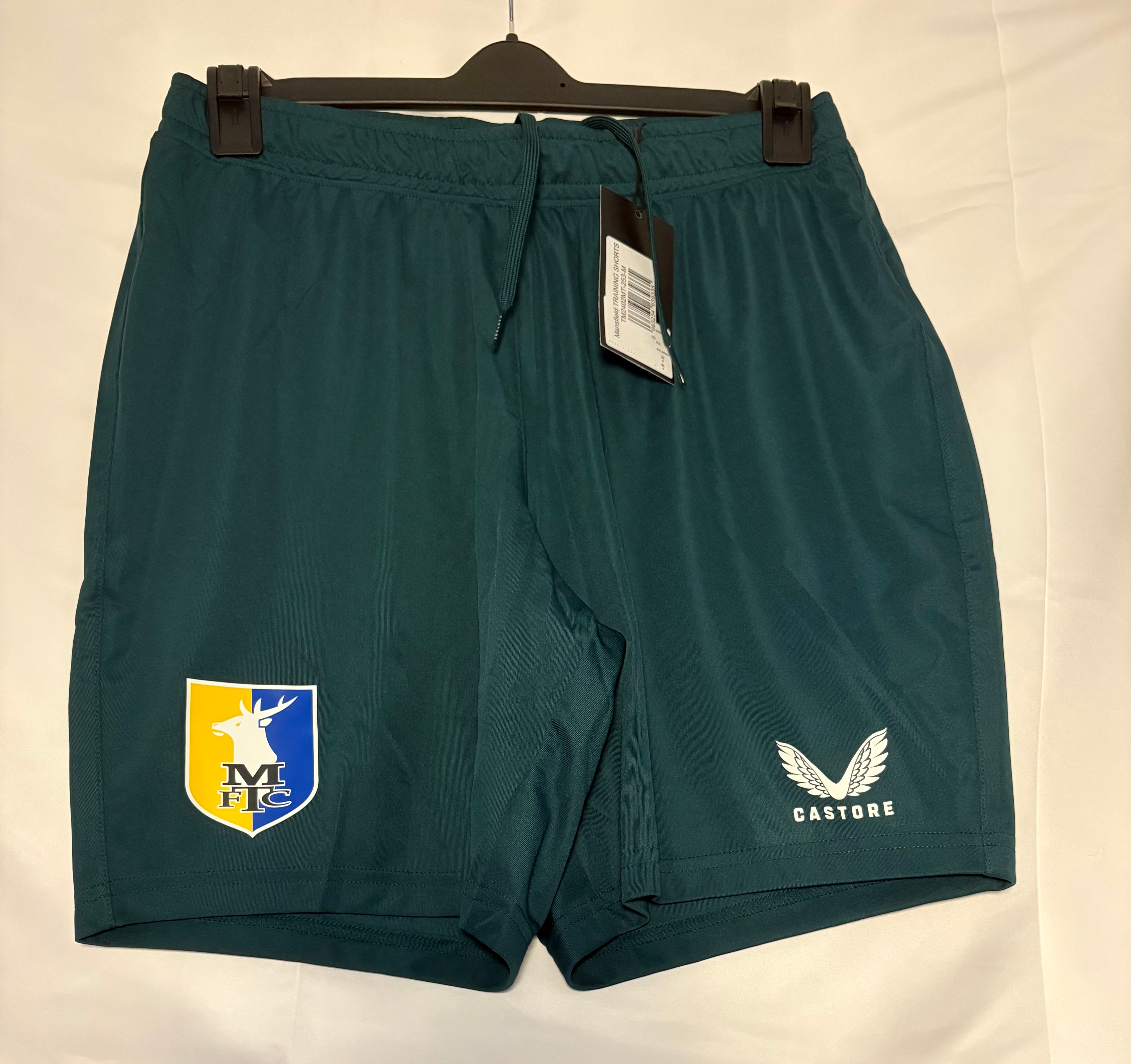 Mansfield Town FC third shorts from the 2023-24 season. (M)