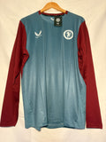 Official 2023-24 Aston Villa Castore Players Training Long Sleeve Top. (XL)
