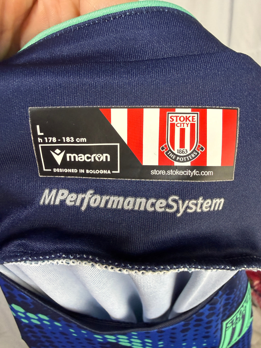 Stoke City 2023/24 Macron Away Shirt – Size Large