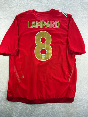 England 2008–10 Away Shirt Umbro Lampard #8 – XL