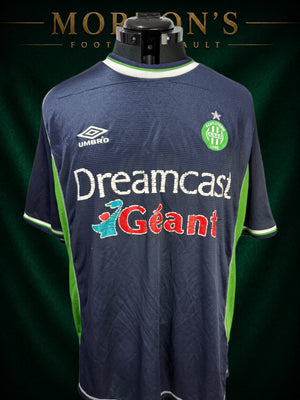 AS Saint-Étienne 2000/01 Home Shirt – Umbro – XL – Vintage