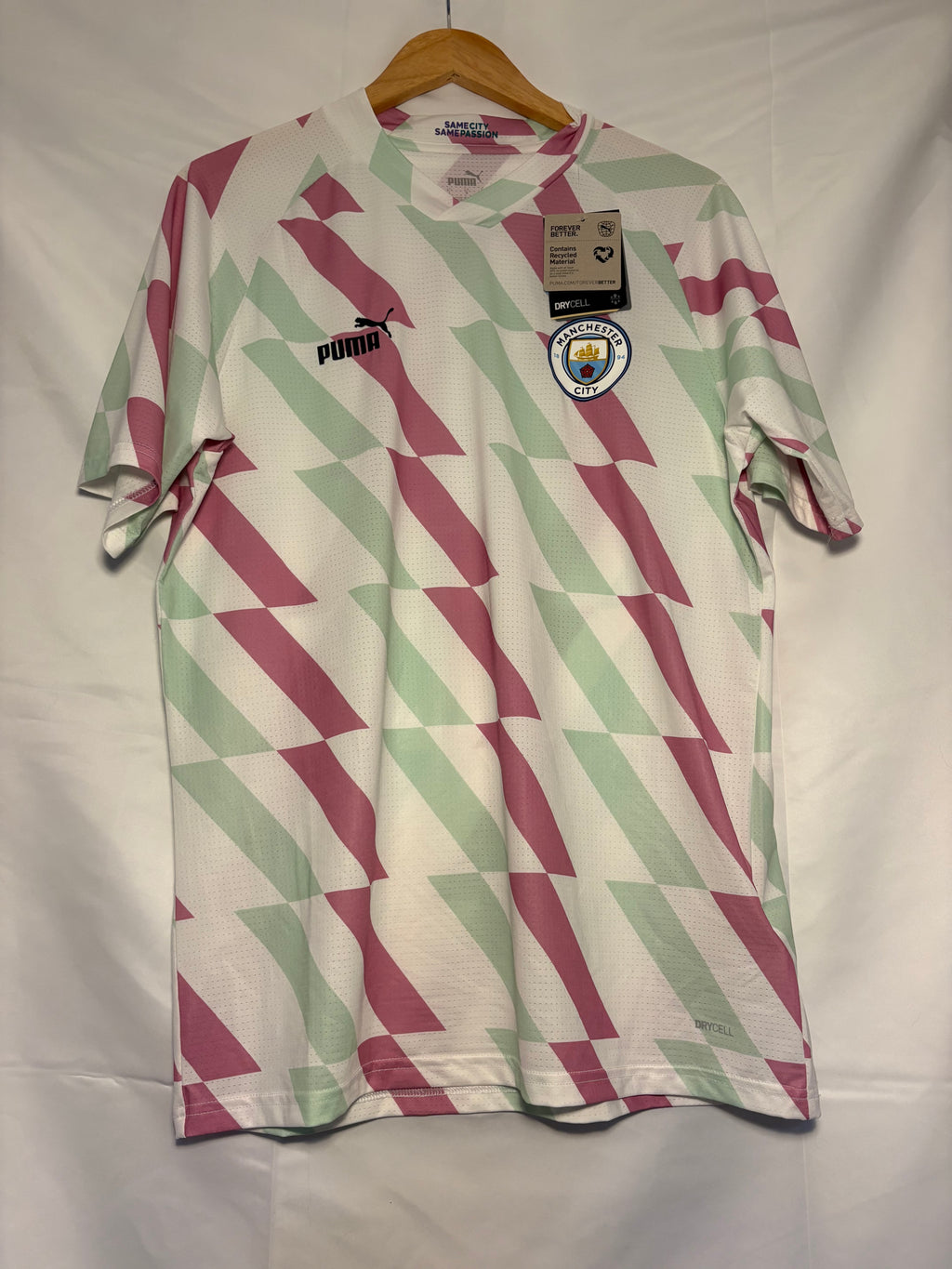 Puma Manchester City FC Pre-Match Training Jersey from the 2022-2023 (L)