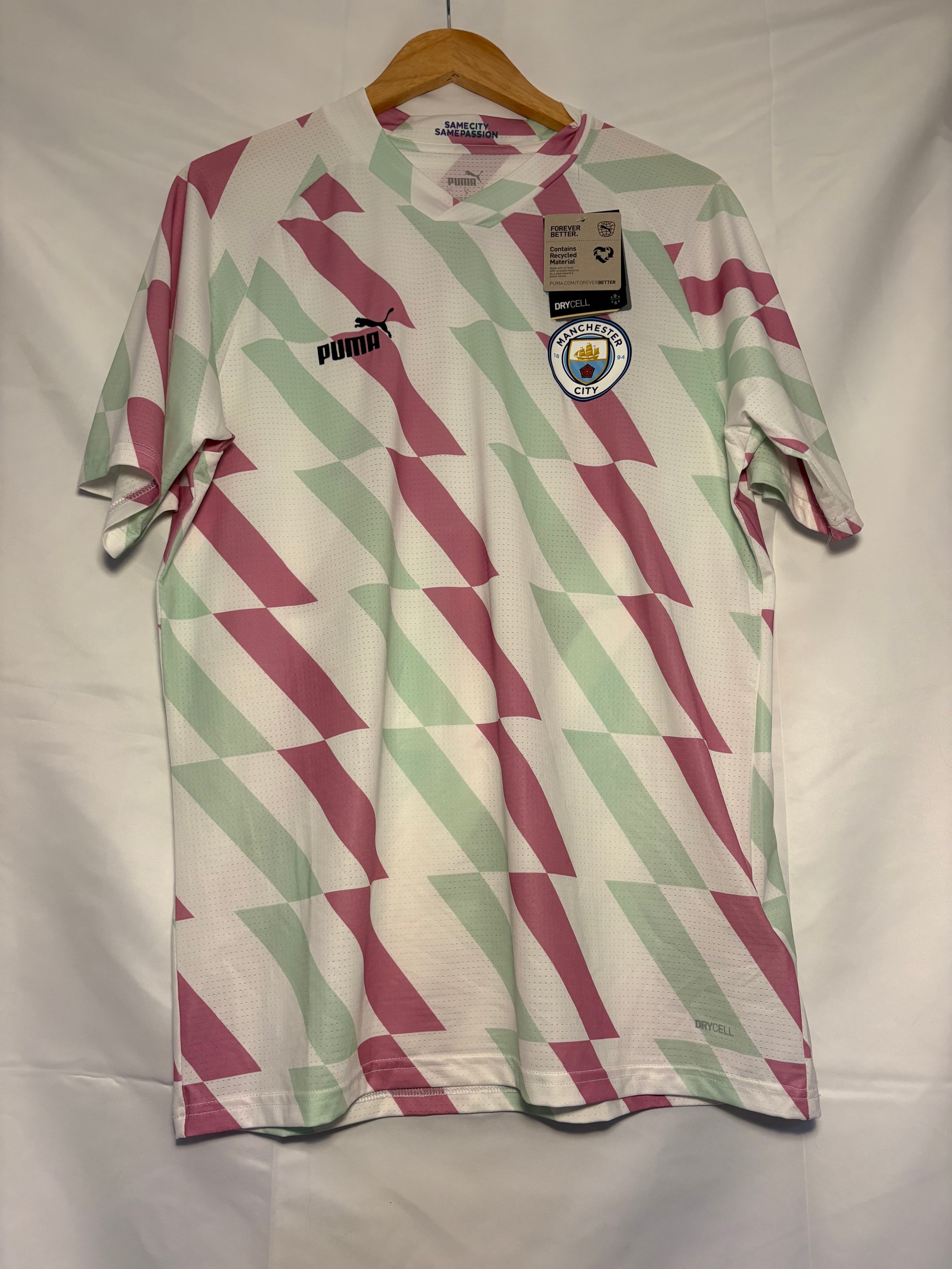 Puma Manchester City FC Pre-Match Training Jersey from the 2022-2023 (L)